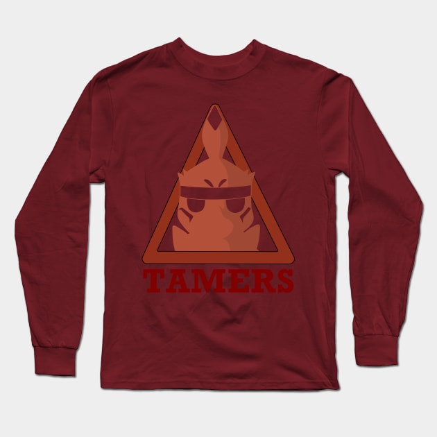 Hawkmon Tamers Long Sleeve T-Shirt by MEArtworks